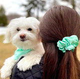 Matching Satin Bandana and Scrunchie Set - Tella Couture