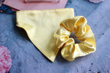 Matching Satin Bandana and Scrunchie Set - Tella Couture