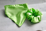 Matching Satin Bandana and Scrunchie Set - Tella Couture