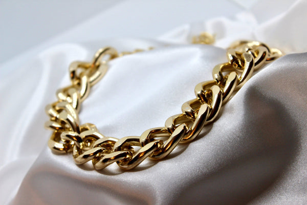 "Bentley" Gold Chain Pet Necklace - Tella Couture
