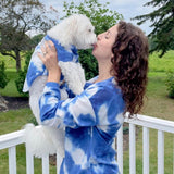 Blueberry Kisses Matching Blue Tie Dye Set | Pet and Owner