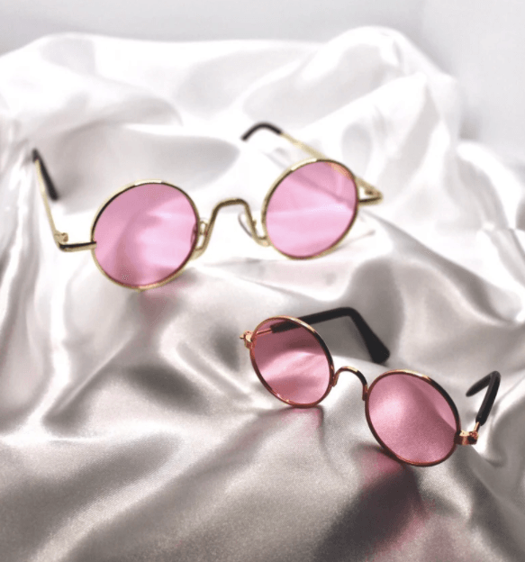 Pink "Lennon" Matching Sunglasses - Tella Couture