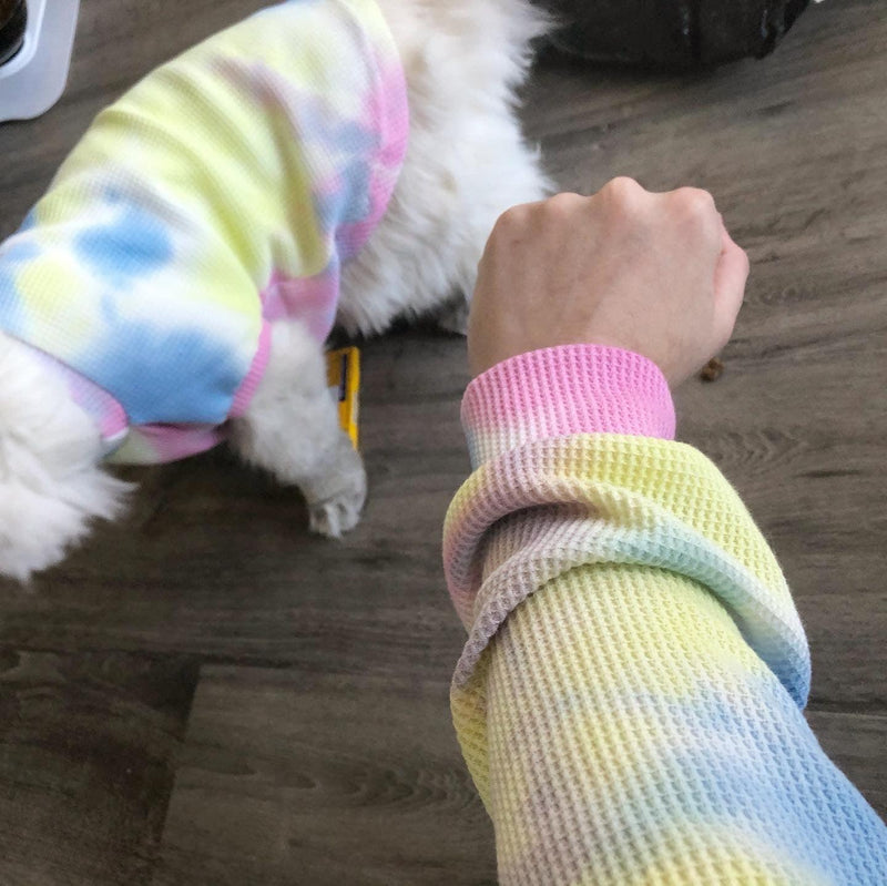 "Lollipops & Rainbows" Tie Dye Human Sweater - Tella Couture