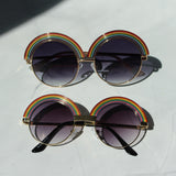 over the rainbow matching sunglasses in purple haze