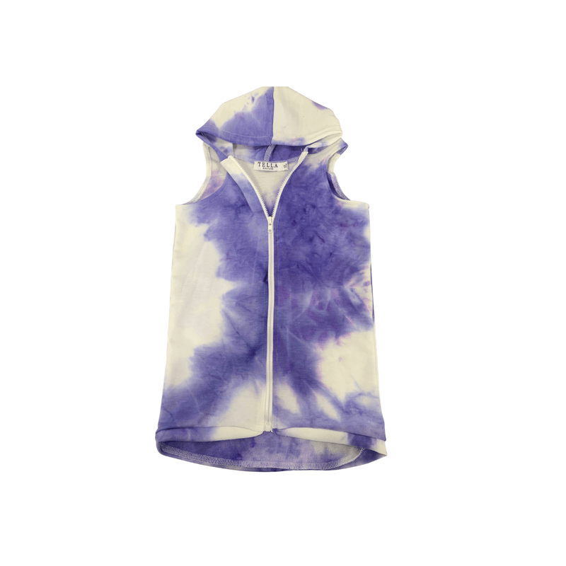 Violet Light Matching Tie Dye Set - Tella Couture